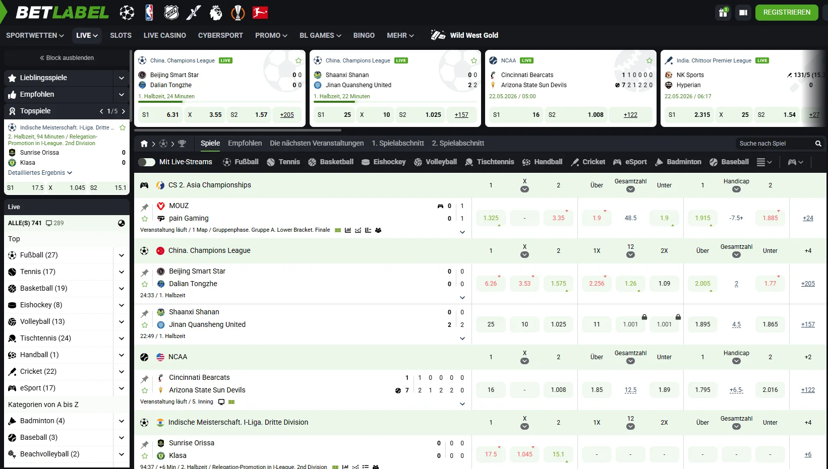 Sportwetten ohne OASIS Anbieter